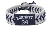 MLB A.J. Burnett Authentic Jersey Bracelet