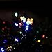 lederTEK Decorative Solar Powered Christmas Lights Multi-color 200 LED 8 Modes Fairy String Light for Garden, Lawn, Patio, Xmas Tree, Wedding, Party, Outside, Holiday, Indoor, Outdoor Decorations