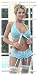 How To Measure Bra Sizes : Escante Women's Sweet Ruffle 2-Piece Set with Ruffle Boyleg