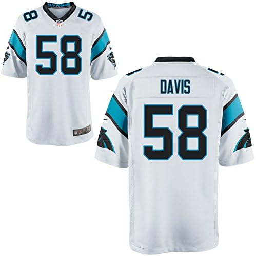 58 Thomas Davis Jersey Mens American Football Jerseys White Size 44