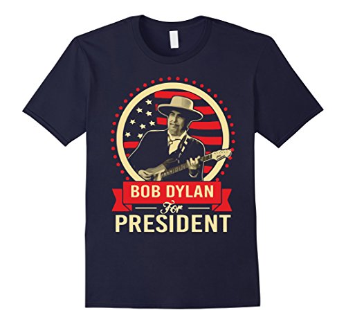 Men's  Dylan For President T Shirt Large Navy