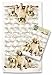 Yellow Lab Labrador Retriever Puppies Set of 2 Dish Kitchen Towels New Gift