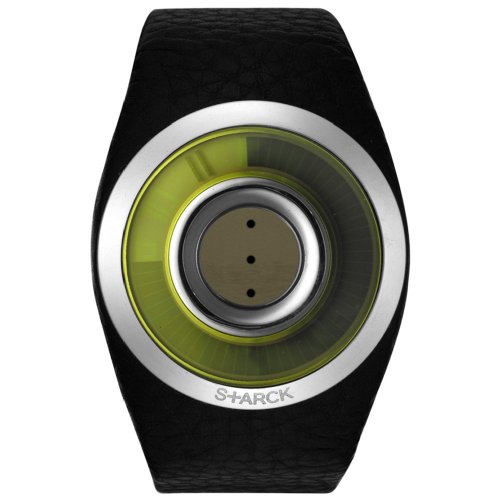 Fossil Men's PH1095 Philippe S+arck O-Ring Black Leather Watch