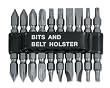 Double End Bit and Belt - 10 Piece - 2.5 Inch