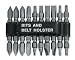 Double End Bit and Belt - 10 Piece - 2.5 Inch