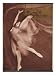 Ballet Dancer Posing Elegantly Art Giclee Poster Print, 30x40