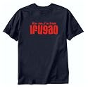 T-SHIRT NAVY BLUE " KISS ME , I'M FROM IFUGAO " PHILIPPINES