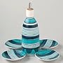 Pfaltzgraff Cool River 5-Piece Oil Dipping Set