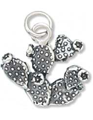 MMA Silver - Prickly Pear Cactus Charm