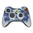 Blue Loops Design Skin Decal Sticker for the Xbox 360 Controller