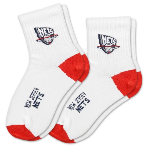 NBA New Jersey Nets Kids Socks, 2-Pack, Youth
