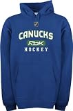 Vancouver Canucks -Blue- Center Ice RBK Hooded Sweatshirt