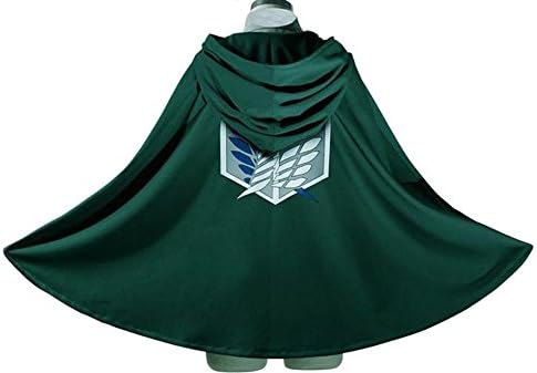 Leskaier Japan Anime Shingeki No Kyojin Cloak Attack on Titan Cosplay Clothes (L)