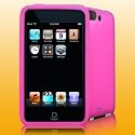 Quik - Ipod Touch 3 3rd Generation 16GB/32GB/64GB Bright Pink Silicone Skin Case Cover