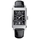 Hugo Boss - 1512225 - Montre Homme Rectangulaire - Quartz Analogique - Bracelet en Cuir - Noir