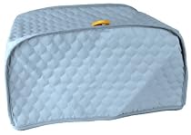 Quilted Light Blue Toaster Oven Appliance Cover