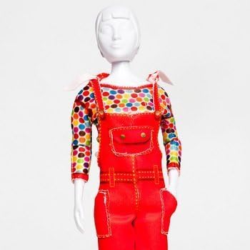 Tilly Red Dungarees by Roos Productions