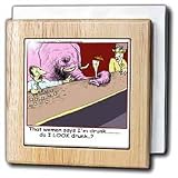 Too Drunk - 6 Inch Tile Napkin Holder