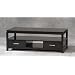 Linon Home Decor 84027BLK-01-KD-U Sutton Coffee Table, Black