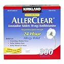 AllerClear-Loratadine 10 mg/Antihistamine Tablets, 300 Tablets