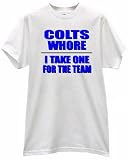 COLTS WHORE MY FOOTBALL TEAM FAN USA T SHIRT jersey