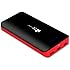 EC Technology 22400mAh External Battery Power Bank with 3 USB Outputs for Smartphones and Tablets-Black and Red
