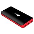 [verbesserte Version] EC Technology� 2.Gen. 22400 mAh super Kapazit�t und 3 USB Ausg�nge（f�r iPhone, iPad, und Samsung Tab） ultra kompakt Tragbar Power Bank Externer Akku Ladeger�t f�r iPhone, iPhone 6, iPhone 6 plus, iPad Handy Samsung Galaxy Tablet PC Und Die Andere Smartphone- Rot&Schwarz