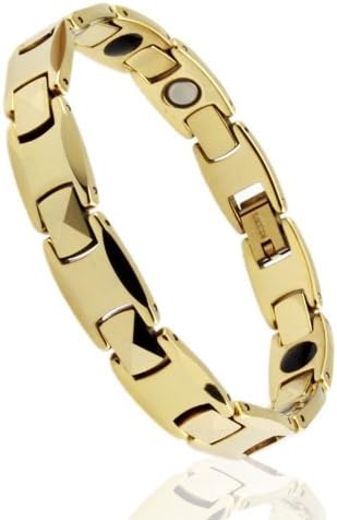 Power Energy TUNGSTEN BRACELET With Magnet And Germanium Stones (LINK REMOVAL TOOL INCLUDED)- 37BR