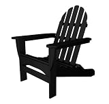 Recycled Plastic Adirondack Chair by Polywood , Black