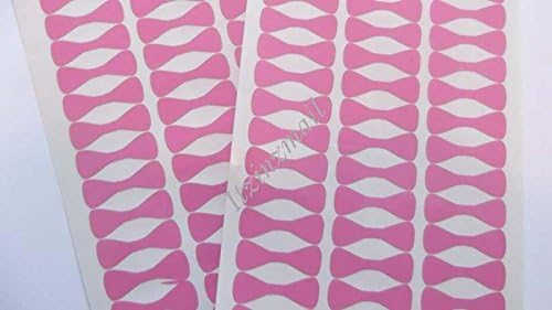Vinyl 50 ct 1" Pink Bow Ties Easy Peel Off and Stick 50 ct Total