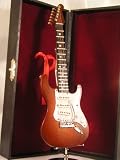 Miniature Collectible Electric Guitar with Case & Stand