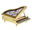 BO572-Bulova Miniature Piano Clock