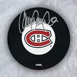 Claude Lemieux Montreal Canadiens Autographed/Hand Signed Hockey Puck