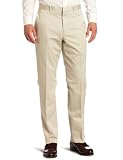 Perry Ellis Mens Premium Twill No Iron Flat Front Modern Fit Pant