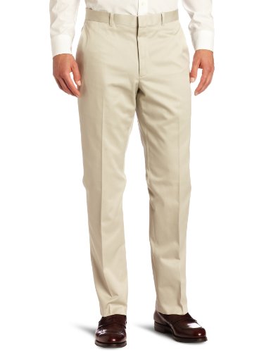  Perry Ellis Men's Premium Twill No Iron Flat Front Modern Fit Pant