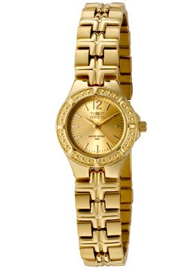 Invicta Women's 0131 Wildflower Collection 18k Gold-Plated Stainless Steel Watch