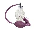 Vintage Style Refillable Empty Glass Perfume Bottle Lavender Bulb Tassel Spray Atomizer 1.64 Oz
