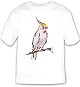 T-shirt with parrot, cockatoo, bird