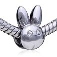 Pandora Style Bead Rabbit European Charm Bead Fits Pandora Bracelet