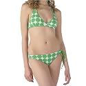 Animal Womens Slider Triangle Bikini Spring Green