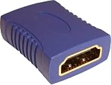 Gold HDMI Coupler - use to join or extend HDMI Cables. By Cable Mountain