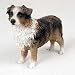 AUSTRALIAN SHEEPDOG FIGURINE Red Stands Dog DF99A