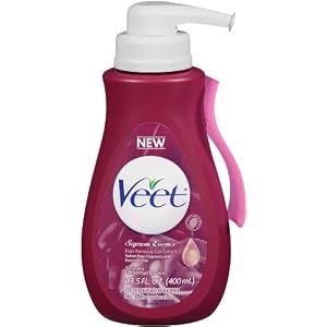 Veet Fast Acting Gel CreamHair Remover, Legs and Body with Essentail Oils and Velvet Rose Scent, 13.50 Ounce