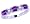 14K White Gold Petite Oval Gemstone and Diamond Ring-Amethyst, size5