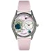 Whimsical Watches Women's Birthstone: December Pink Leather Watch #S0910012