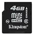 Kingston 4 GB Class 6 High Capacity Secure Digital Card MiniSDHC (SDM6/4GB)