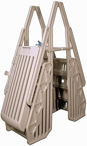 Vinyl Works Canada Deluxe Double Entry Above Ground Pool Step w/ Locking Gate