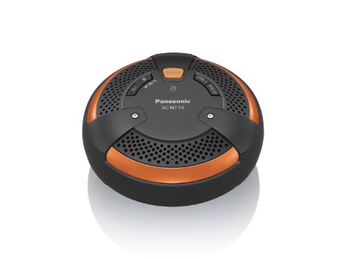 PanasonicSC-NT10-D TOUGH BlueTooth Portable Wireless Speaker System (Orange/Black)