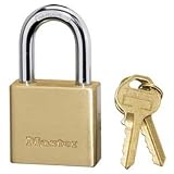 Master Lock 575DPF Padlock, 1-1/2-Inch Wide, Solid Brass
