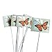 Factory Direct Craft Group of 12 Floral Embellishing Acrylic Butterfly 